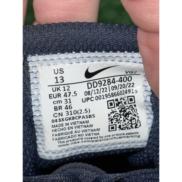 Nike‎ Flex Experience RN 10 Men’s Size 13 Blue Athletic Running Shoes Sneakers - Picture 9 of 9